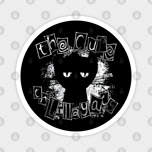 The-Cure-Band-Vintage Magnet by dtr_art